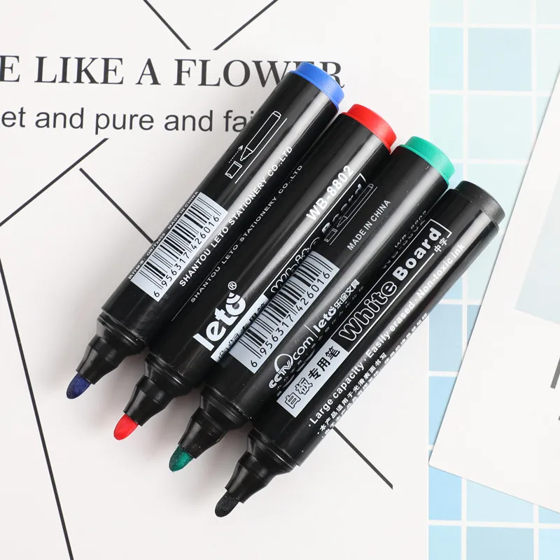 1 pcs Erasable Marker Pen Whiteboard School Dry Erase Markers Blue Black Red Green Office Supplies 882
1 pcs Erasable Marker Pen Whiteboard School Dry Erase Markers Blue Black Red Green Office Supplies 882