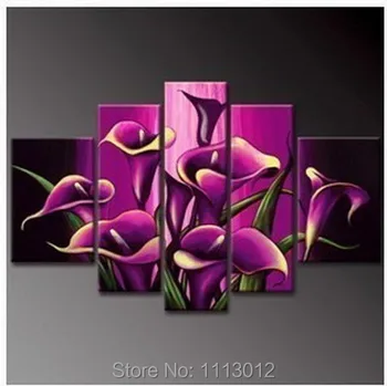 Modern Red Lily Morning Glory Flower Oil Painting On Canvas Abstract 5 Panel Arts Set Home Decor Wall Picture For Living Room
Modern Red Lily Morning Glory Flower Oil Painting On Canvas Abstract 5 Panel Arts Set Home Decor Wall Picture For Living Room
