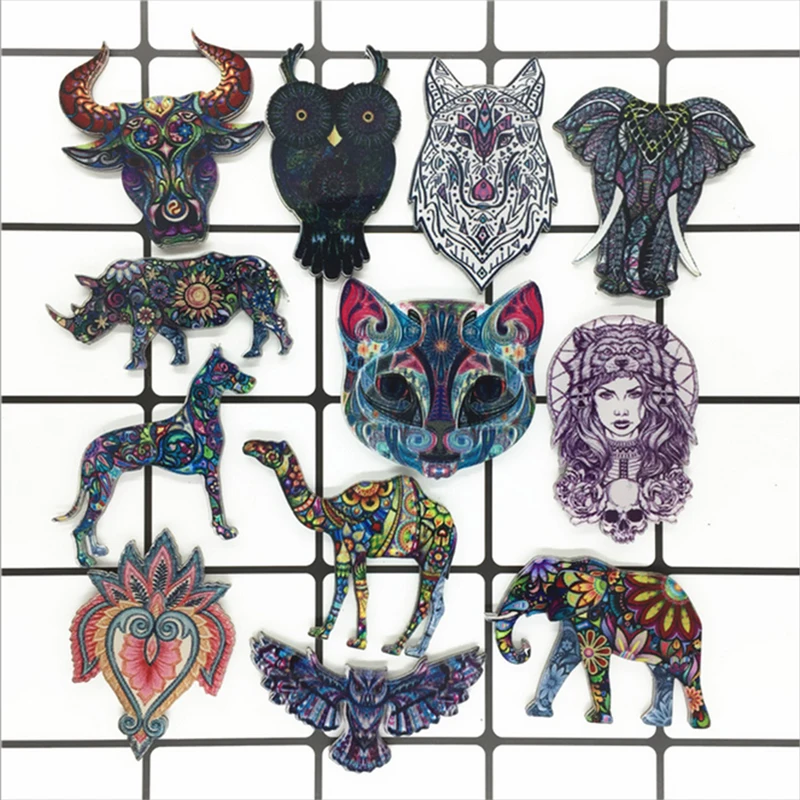 10 PCS/bag Animal motifs monsters Icons Acrylic Badges for Backpack Badges Clothes Plastic Badge Kawaii Pin brooch Badge
10 PCS/bag Animal motifs monsters Icons Acrylic Badges for Backpack Badges Clothes Plastic Badge Kawaii Pin brooch Badge