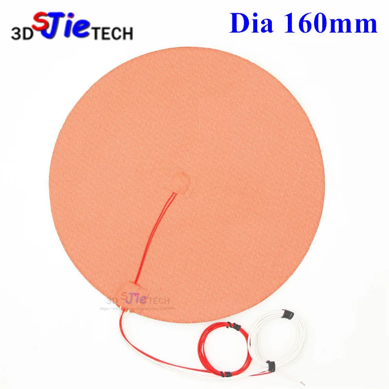 Подогреватель для 3D принтера, силиконовый, 100 Вт, 24 В, 110 В, 220 В, диаметр 160 мм
Подогреватель для 3D принтера, силиконовый, 100 Вт, 24 В, 110 В, 220 В, диаметр 160 мм