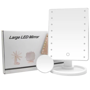 Adjustable Makeup Mirror with 16 LEDs Lights Touch Switch Screen Makeup Mirror 1X 10X Bright
Adjustable Makeup Mirror with 16 LEDs Lights Touch Switch Screen Makeup Mirror 1X 10X Bright