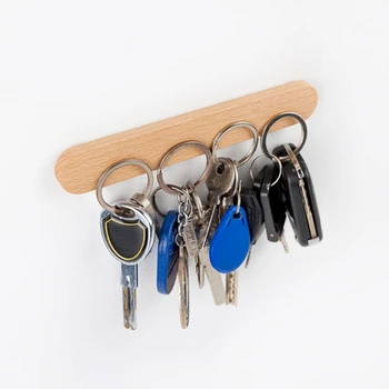 Wood Key Holder Wall Key Storage Organizer Strong Magnetic Key Rack Magnet Hanger Key Ring Hooks Clerk Housekeeper On The Wall
Wood Key Holder Wall Key Storage Organizer Strong Magnetic Key Rack Magnet Hanger Key Ring Hooks Clerk Housekeeper On The Wall