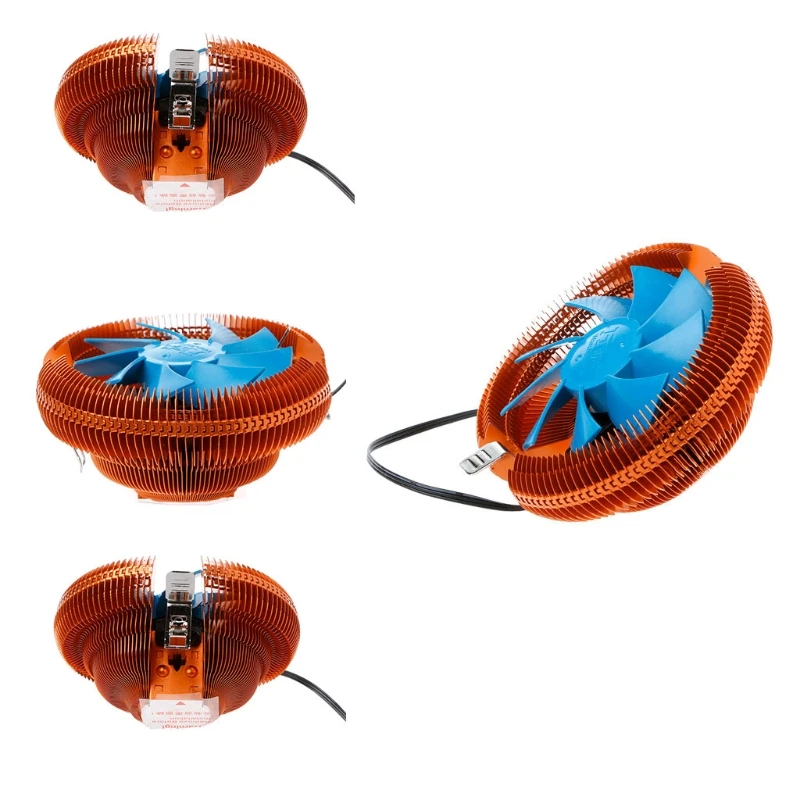 Computer Cooler Fan Temperature Control Mute Copper PC CPU Cooler Cooling Fan For AMD 754 Intel 775
Computer Cooler Fan Temperature Control Mute Copper PC CPU Cooler Cooling Fan For AMD 754 Intel 775