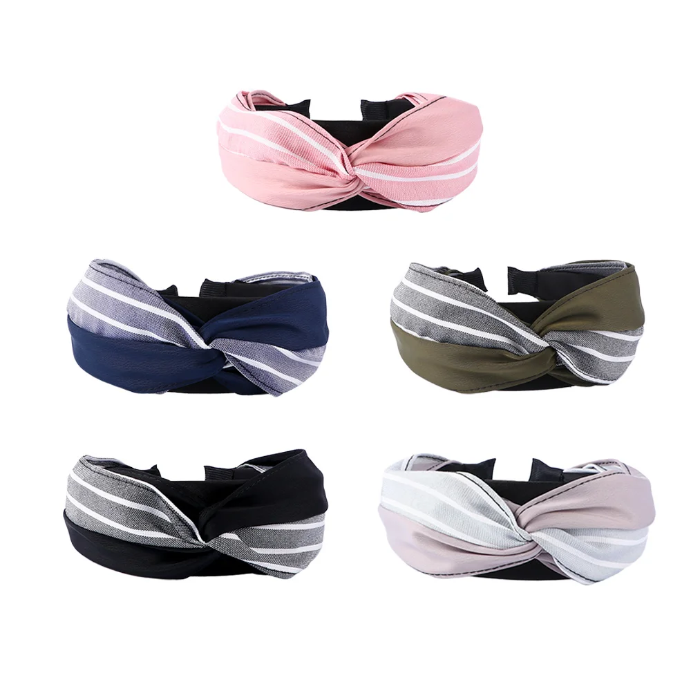 Women Headband Contrast Color Twist Hairbands Bow Knot Cross Tie Cloth Headwrap Hair Band Fashion Hair Accessories
Women Headband Contrast Color Twist Hairbands Bow Knot Cross Tie Cloth Headwrap Hair Band Fashion Hair Accessories