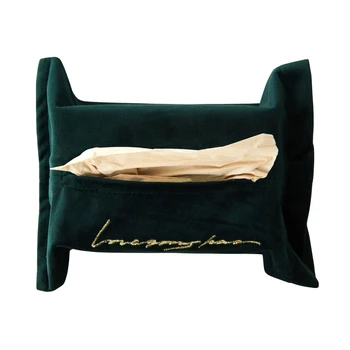 18 New Scandinavian-Ins Velvet Embroidered Paper Set Living Area Bedside Table Vehicle Velvet Fabric Tissue Box
18 New Scandinavian-Ins Velvet Embroidered Paper Set Living Area Bedside Table Vehicle Velvet Fabric Tissue Box