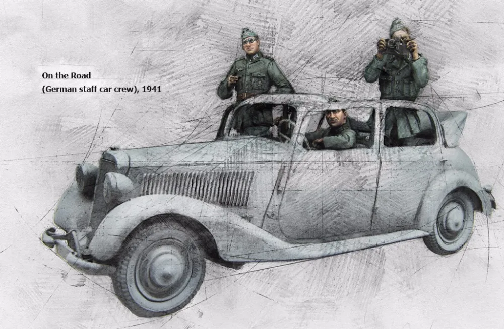 Новый разобранный 1/35 в дороге (команда машин), 1941 (3 фигурки) Набор фигурок из смолы DIY игрушки неокрашенные наборы
Новый разобранный 1/35 в дороге (команда машин), 1941 (3 фигурки) Набор фигурок из смолы DIY игрушки неокрашенные наборы