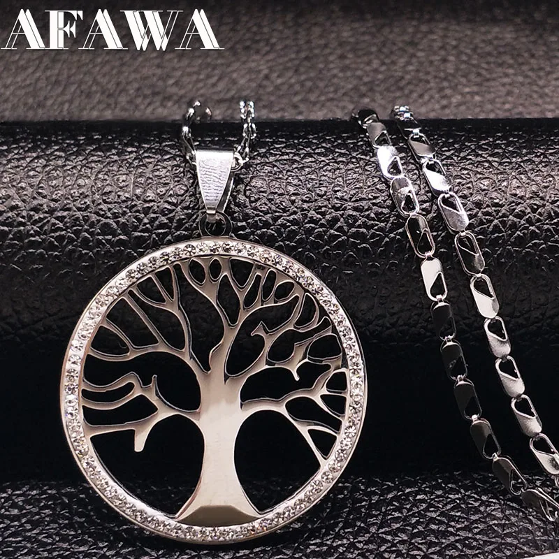 2019 Fashion Crystal Stainless Steel Tree of Life Necklaces Tree Bohemian Choker Necklace Jewelry For Women collane donna N3309
2019 Fashion Crystal Stainless Steel Tree of Life Necklaces Tree Bohemian Choker Necklace Jewelry For Women collane donna N3309