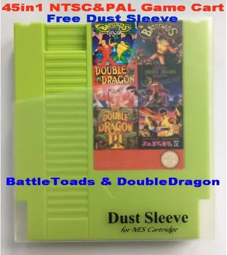 BattleToads & DoubleDragon 45in1 NTSC&PAL Games, 72 Pins NES Game Cart Replacement Shell, Free Dust Sleeve
BattleToads & DoubleDragon 45in1 NTSC&PAL Games, 72 Pins NES Game Cart Replacement Shell, Free Dust Sleeve