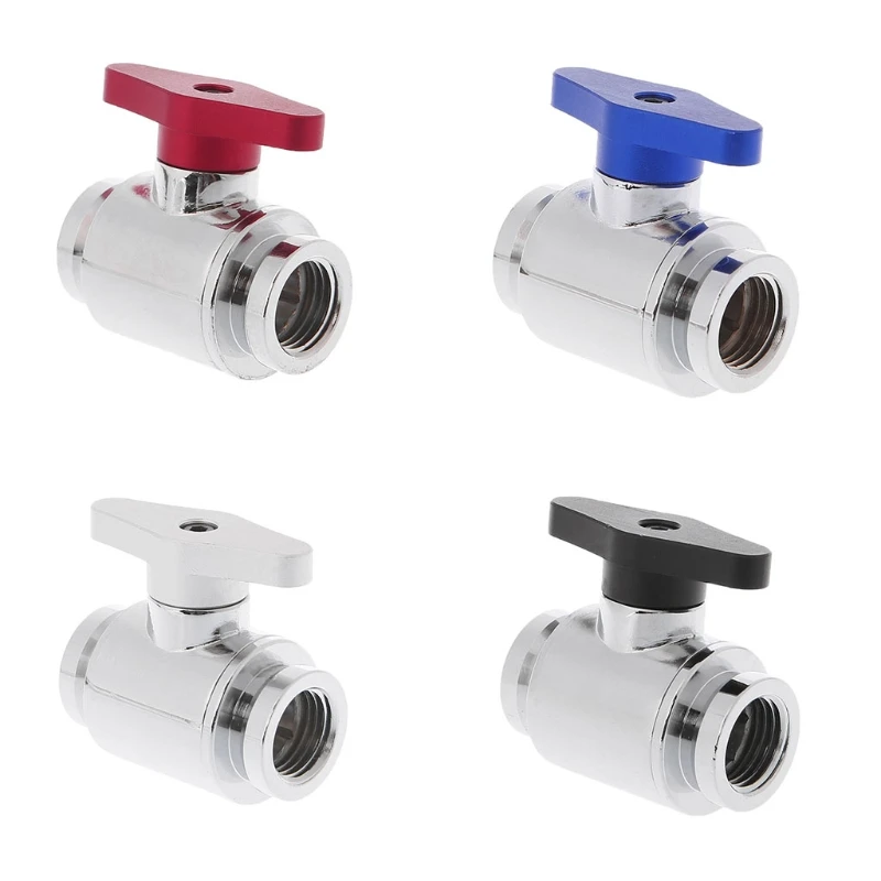 Computer Water Cooling G1/4 Vent Valve Aluminum Handle Double Inner Teeth Water Valve PC Water Cooling
Computer Water Cooling G1/4 Vent Valve Aluminum Handle Double Inner Teeth Water Valve PC Water Cooling