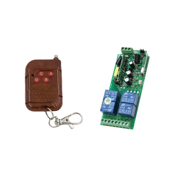 New AC85V 110V 220V 250V 4CH RF Wireless Remote Control Relay Switch Transmitter +Receiver Security System Garage Doors
New AC85V 110V 220V 250V 4CH RF Wireless Remote Control Relay Switch Transmitter +Receiver Security System Garage Doors
