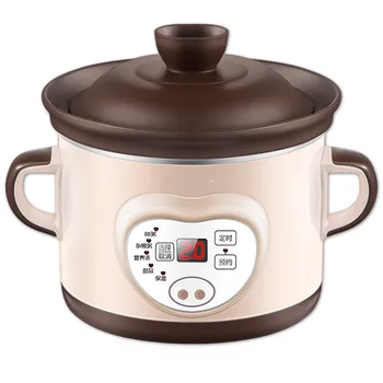 220V 150w 1L Ceramic automatic Electric slow cooker BB porridge Purple sand liner 9.5hours appointment Insulation
220V 150w 1L Ceramic automatic Electric slow cooker BB porridge Purple sand liner 9.5hours appointment Insulation