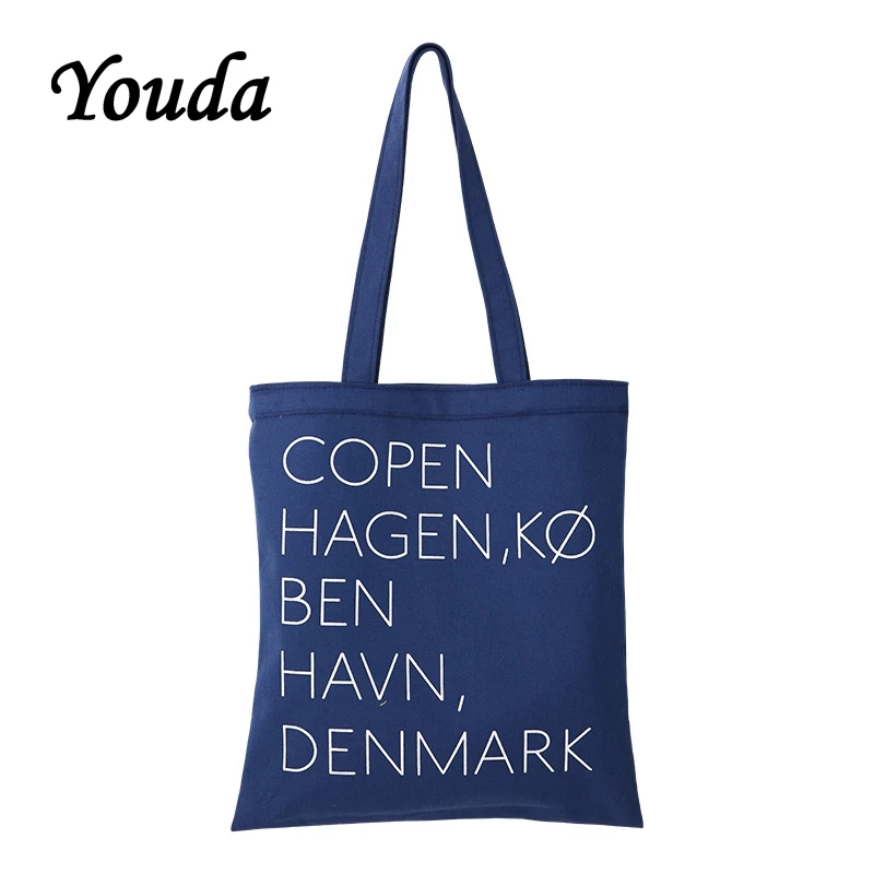 Youda College Style Shoulder Bags Letter Printing Handbag Female Student Portable Canvas Bag Simple Fashion Shopping Tote
Youda College Style Shoulder Bags Letter Printing Handbag Female Student Portable Canvas Bag Simple Fashion Shopping Tote