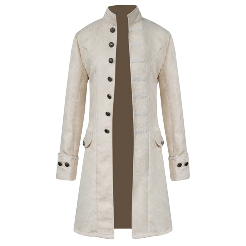 Fashion Men's Jacket Coat Jacket Steampunk Retro Trench Gothic Victorian Dress Jacket Men's Uniform Medieval Windbreaker Coat
Fashion Men's Jacket Coat Jacket Steampunk Retro Trench Gothic Victorian Dress Jacket Men's Uniform Medieval Windbreaker Coat