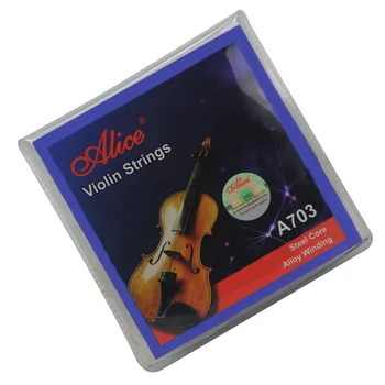 NEW 1 Set 4 Violin Strings 1st(E) Strings in Stainless Steel and Other 3 strings(A,D,G) in Steel Core with Aluminum Alloy
NEW 1 Set 4 Violin Strings 1st(E) Strings in Stainless Steel and Other 3 strings(A,D,G) in Steel Core with Aluminum Alloy