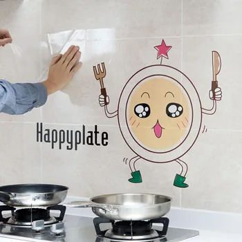 Cartoon Anti-oil pollution kitchen PET Wall Stickers Cabinet Stove kitchen decoration Mural Transparent self-adhesive stickers
Cartoon Anti-oil pollution kitchen PET Wall Stickers Cabinet Stove kitchen decoration Mural Transparent self-adhesive stickers