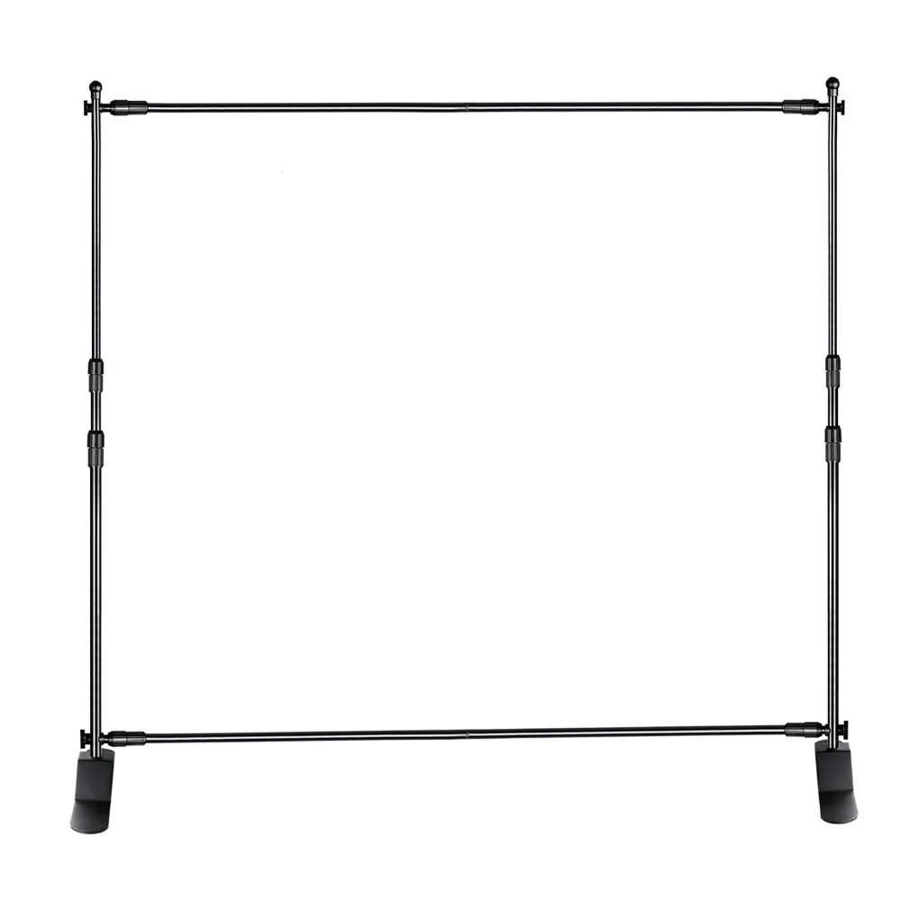 8/'x 8/'ft Heavy-Duty Telescopic Banner Backdrop Stand Trade show hardware