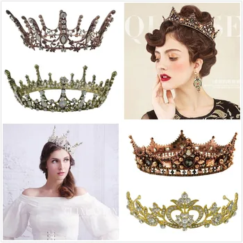 Luxurious 6 Style Europe Royal Queen Crowns Princess Crown Ladies Tiaras Bridesmaid Hair Jewelry Bridal Wedding Head Accessories
Luxurious 6 Style Europe Royal Queen Crowns Princess Crown Ladies Tiaras Bridesmaid Hair Jewelry Bridal Wedding Head Accessories