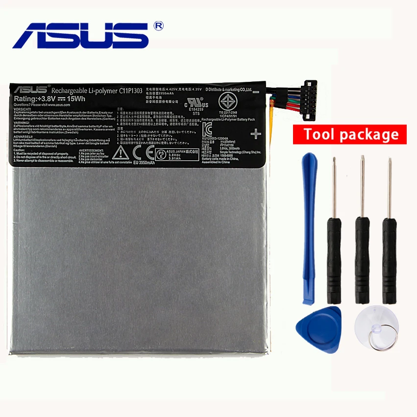 Оригинальный аккумулятор для планшетного ПК ASUS C11P1303 Google Nexus 7 II 2nd ME571 K009 K008 ME57K