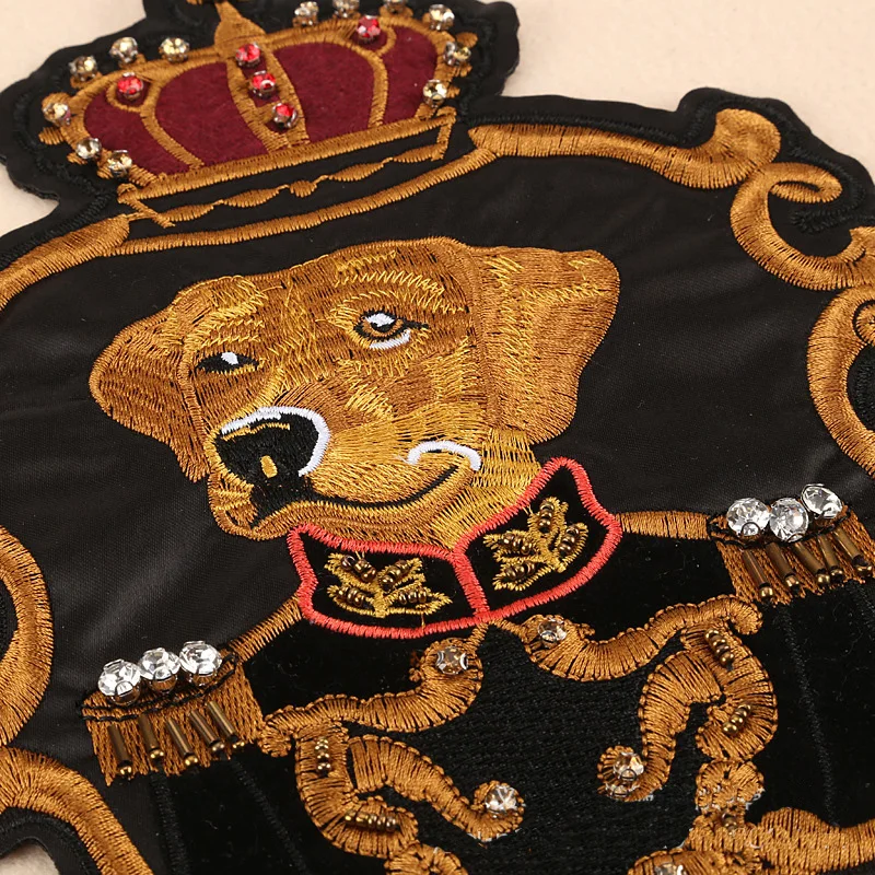Embroidery Patches for clothing large dog patch sewing on animals applique DIY men coat sticker
Embroidery Patches for clothing large dog patch sewing on animals applique DIY men coat sticker