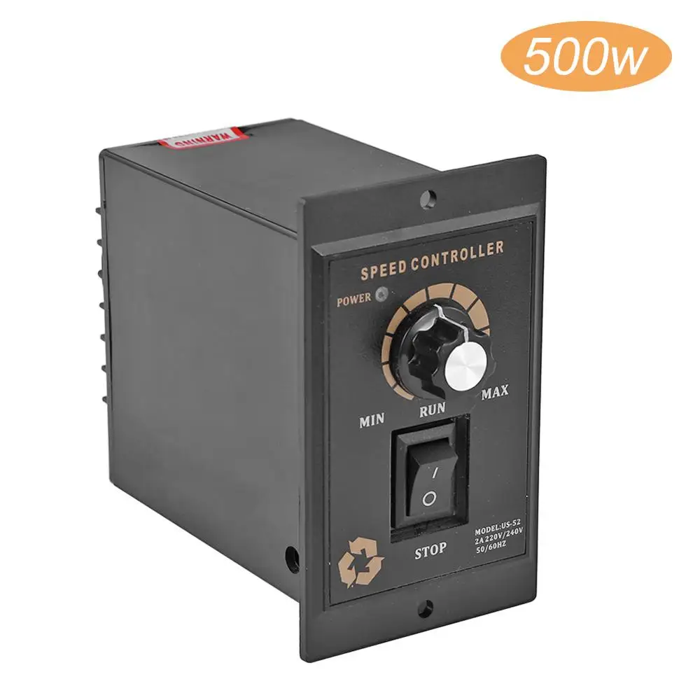 500W AC 220V Motor Speed Controller Pinpoint Regulator Controller Forward and Backward Motor Speed Controller
500W AC 220V Motor Speed Controller Pinpoint Regulator Controller Forward and Backward Motor Speed Controller