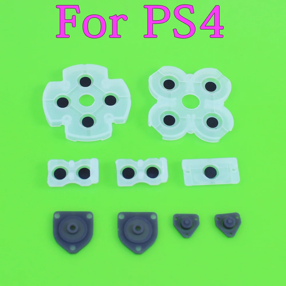 10sets Soft Rubber Replacement Silicone Conductive Adhesive Button Pad keypads for Sony PS4 PlayStation 4 DualShock Controller
10sets Soft Rubber Replacement Silicone Conductive Adhesive Button Pad keypads for Sony PS4 PlayStation 4 DualShock Controller