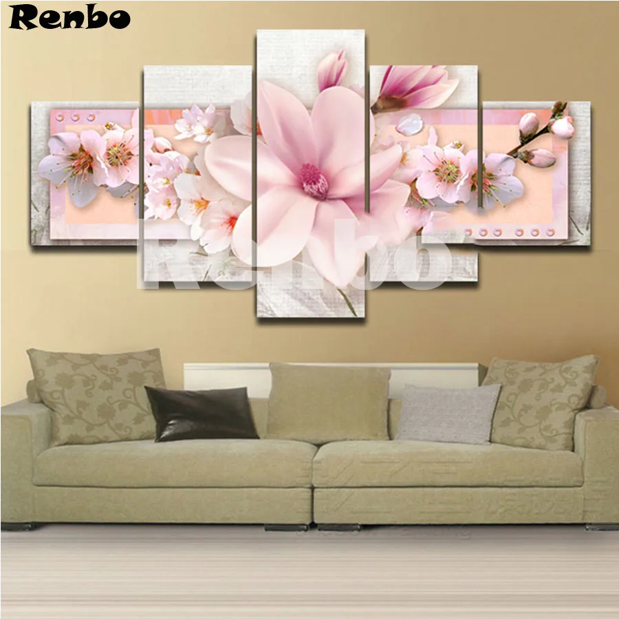 5 pcs/set diy 5d diamond embroidery Pink peach blossom picture by rhinestones mosaic diamond painting wall flower stickers A113
5 pcs/set diy 5d diamond embroidery Pink peach blossom picture by rhinestones mosaic diamond painting wall flower stickers A113