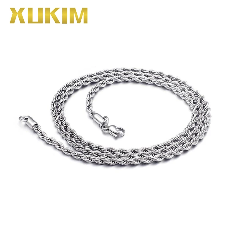 silver rope chain