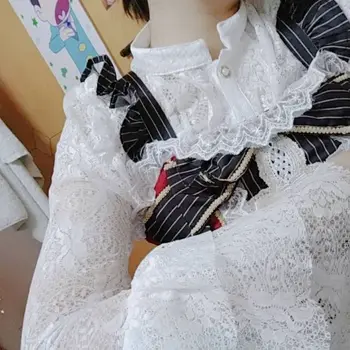 Free Top Fashion Shipping 2019 New Seven-sleeve Princess Lolita Chiffon Sexy Lace Shirt
Free Top Fashion Shipping 2019 New Seven-sleeve Princess Lolita Chiffon Sexy Lace Shirt