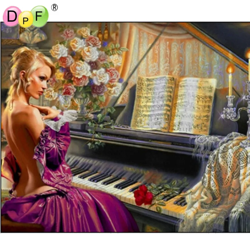 New scenery 3D Diamond Painting Cross Stitch Kits piano woman DIY Embroidery Rhinestone square Full dill Home Decor crafts
New scenery 3D Diamond Painting Cross Stitch Kits piano woman DIY Embroidery Rhinestone square Full dill Home Decor crafts