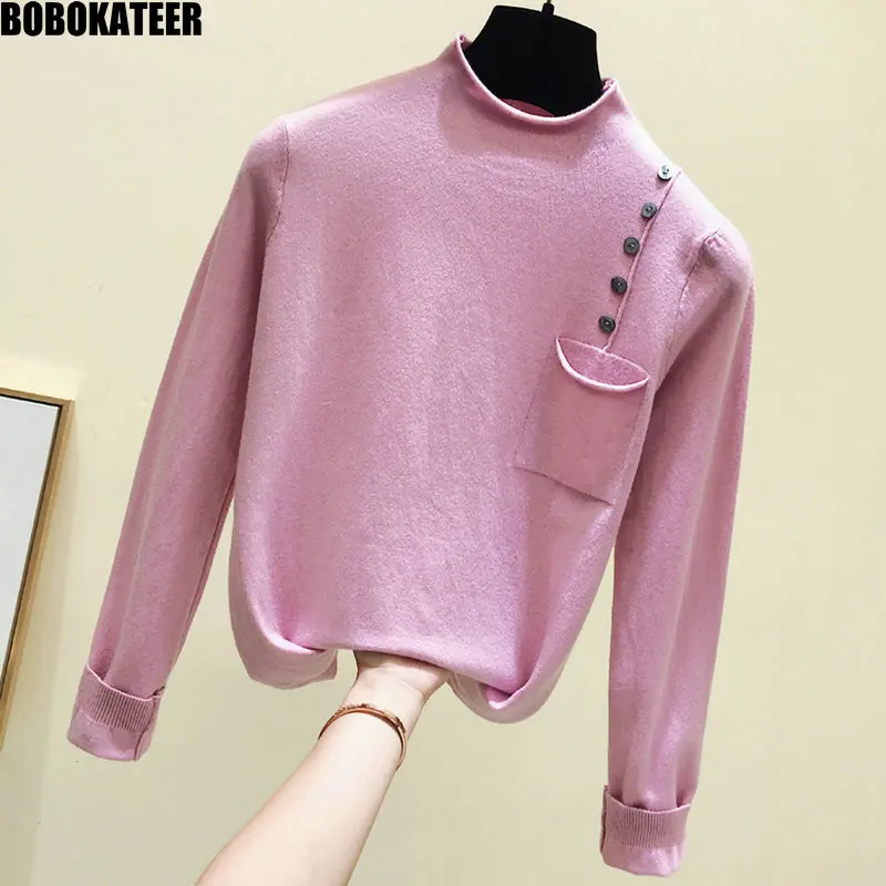BOBOKATEER Pink Sweater Women Tops Winter 2019 Fall Yellow Black Knitted Pullover Clothes Women Sweater Long Sleeve Pull Femme
BOBOKATEER Pink Sweater Women Tops Winter 2019 Fall Yellow Black Knitted Pullover Clothes Women Sweater Long Sleeve Pull Femme