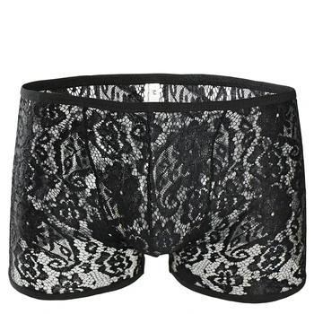 Underwear Men Transparent Lace Boxer Breathable High Waist Male shorts Underpants Gays Underwear Pants Homme Cueca sexy Lingerie
Underwear Men Transparent Lace Boxer Breathable High Waist Male shorts Underpants Gays Underwear Pants Homme Cueca sexy Lingerie