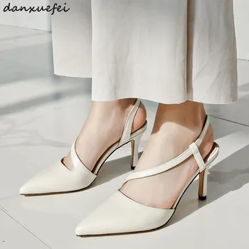 Big size 42 women's genuine leather high heel sandals pointed toe summer elegant ladies evening pumps cross strap dress shoes
Big size 42 women's genuine leather high heel sandals pointed toe summer elegant ladies evening pumps cross strap dress shoes