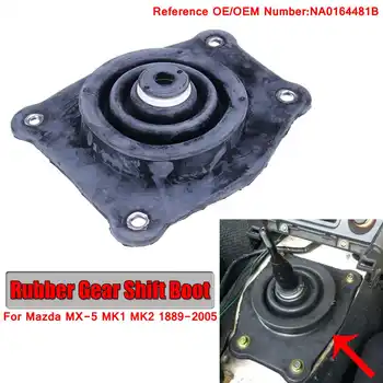 

Car Rubber Gear Lever Rubber Shift Boot Upper Gearshift Gaiter For Mazda MX-5 MX5 MK1 Mk2 1989-2005 NA0164481B Black