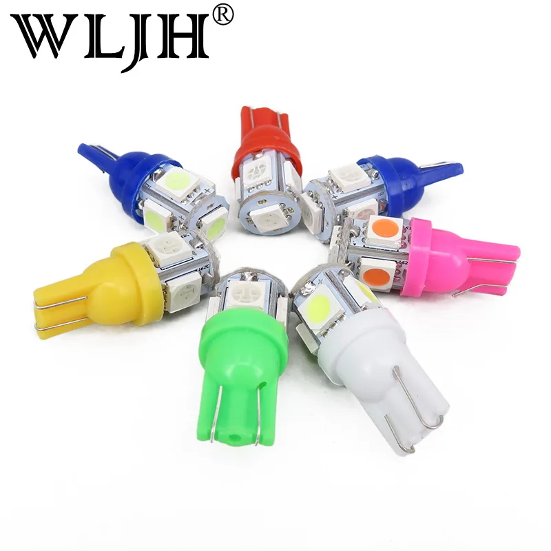 WLJH 10 X T10 LED W5w 360 Degree 5050SMD 168 194 2825 Car Accessories Light Bulbs Lamps for Dash Instrument License Plate Lights
WLJH 10 X T10 LED W5w 360 Degree 5050SMD 168 194 2825 Car Accessories Light Bulbs Lamps for Dash Instrument License Plate Lights