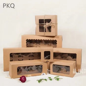 20pcs New Brown 1/2/3/4/6 cup Cupcake Box Kraft Cake Box with pvc window Chocolate Muffin Biscuit Packaging Box Craft Gift Box
20pcs New Brown 1/2/3/4/6 cup Cupcake Box Kraft Cake Box with pvc window Chocolate Muffin Biscuit Packaging Box Craft Gift Box