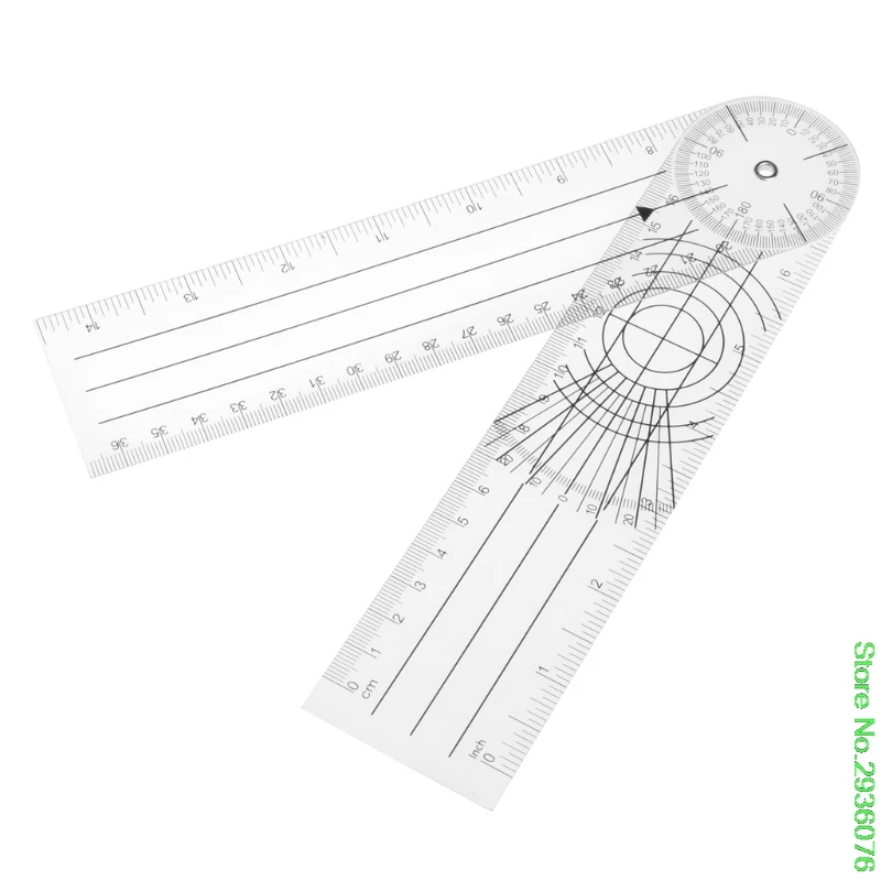 New Arrive Userful Multi-Ruler 360 Degree Goniometer Angle Medical Spinal Ruler CM/INCH Support
New Arrive Userful Multi-Ruler 360 Degree Goniometer Angle Medical Spinal Ruler CM/INCH Support