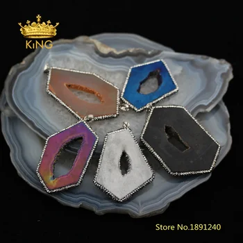 5pcs Random Color sale Large Druzy Pendants,Druzy Geode Paved Rhinestones Charms Drusy Agates Pendentifs Beading Necklace YT60
5pcs Random Color sale Large Druzy Pendants,Druzy Geode Paved Rhinestones Charms Drusy Agates Pendentifs Beading Necklace YT60