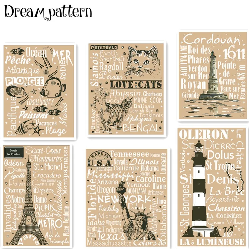Love cats letter Statue of Liberty cross stitch package 14ct 11ct flaxen linen cloth cotton silk embroidery handmade needlework
Love cats letter Statue of Liberty cross stitch package 14ct 11ct flaxen linen cloth cotton silk embroidery handmade needlework