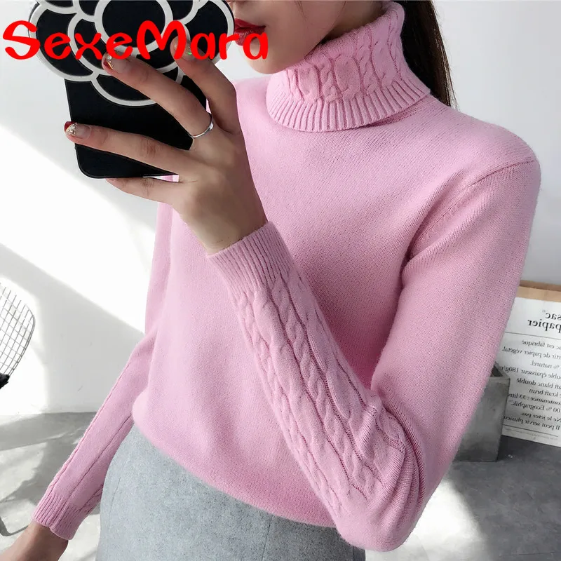 Autumn Turtleneck Sweater Women Pullovers Bottom Twist Thicken Warm Tops Knit Cashmere Blusa Female Jumper Tricot Tops Winter
Autumn Turtleneck Sweater Women Pullovers Bottom Twist Thicken Warm Tops Knit Cashmere Blusa Female Jumper Tricot Tops Winter