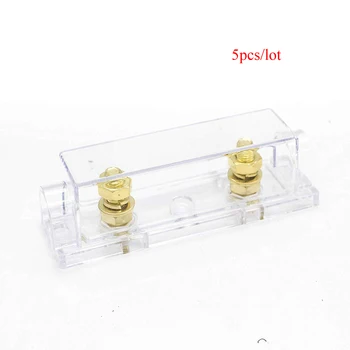 5PCS Auto Car Amplifier Fuse Holder Inline ANL Fuses Block 0/2/4 Gauge for ANL 30A-400A Fuse
5PCS Auto Car Amplifier Fuse Holder Inline ANL Fuses Block 0/2/4 Gauge for ANL 30A-400A Fuse