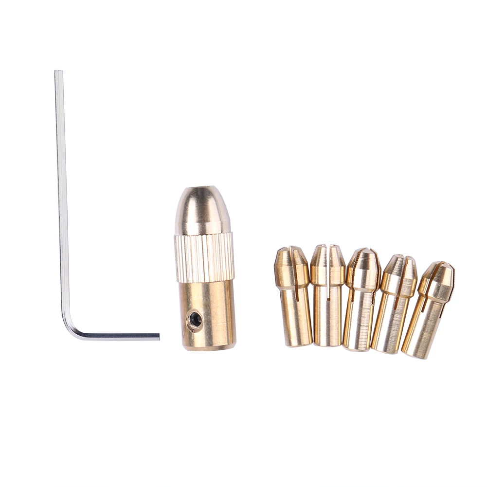 7pcs/Set 0.5-3mm Small Electric Drill Bit Collet Micro Twist Chuck Tool Kit 0.5mm 1.0mm 1.5mm 2.5mm 3.0mm Drill Chuck Set Tools
7pcs/Set 0.5-3mm Small Electric Drill Bit Collet Micro Twist Chuck Tool Kit 0.5mm 1.0mm 1.5mm 2.5mm 3.0mm Drill Chuck Set Tools