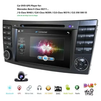 HD 800*480 Touch Screen Car DVD Player for mercedes w211 W209 W219 Radio Stereo GPS Car Multimedia DVD Player Head Unit TPMS DAB 
HD 800*480 Touch Screen Car DVD Player for mercedes w211 W209 W219 Radio Stereo GPS Car Multimedia DVD Player Head Unit TPMS DAB