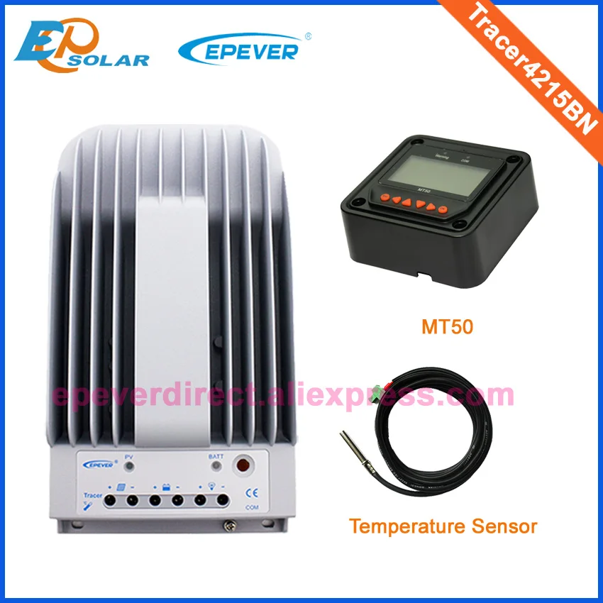 40A 40amp supply mppt controller with black color MT50 remote meter Tracer4210BN temperature sensor
40A 40amp supply mppt controller with black color MT50 remote meter Tracer4210BN temperature sensor