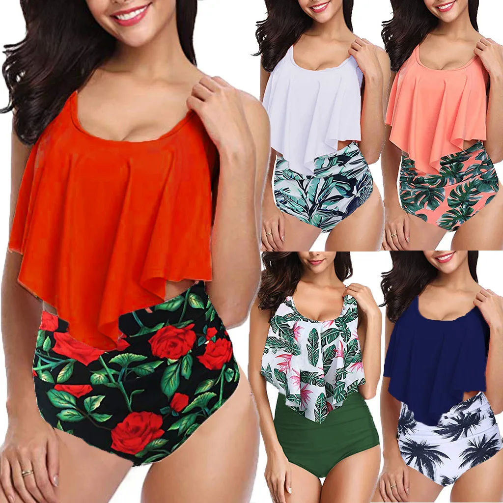 Women's Swimming Suit 2019 Sexy Bikini Swimsuit Women Two Piece Plus Size Sexy Backless Halter Dot Printed Swimwear Set
Women's Swimming Suit 2019 Sexy Bikini Swimsuit Women Two Piece Plus Size Sexy Backless Halter Dot Printed Swimwear Set