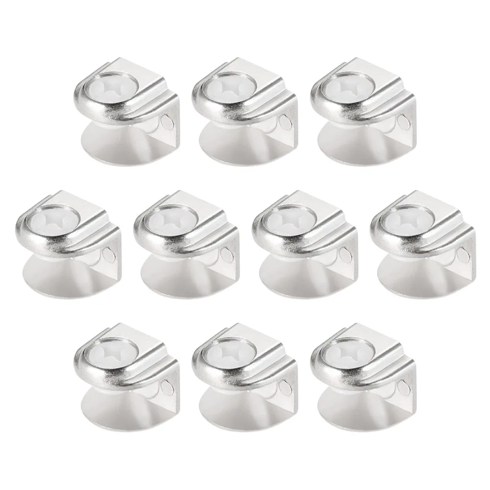 Uxcell High Quality 10PCS Type-07 Adjustable Zinc Alloy Glass Clamp Clip Holder for 5-8mm Thick 19x15x15mm Glass Shelf Brackets
Uxcell High Quality 10PCS Type-07 Adjustable Zinc Alloy Glass Clamp Clip Holder for 5-8mm Thick 19x15x15mm Glass Shelf Brackets