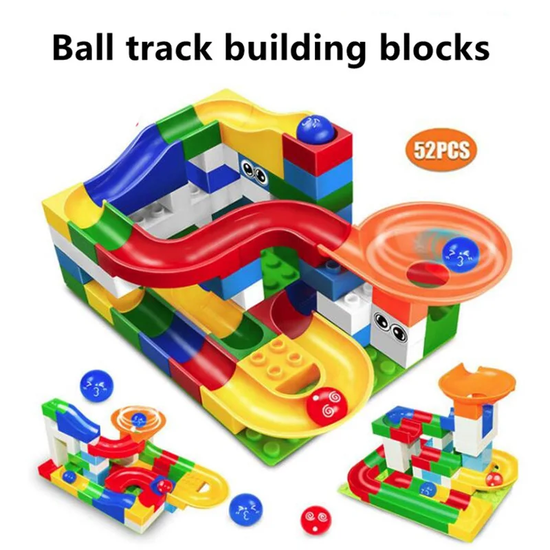 Big Size Building Blocks Amusement Park Marble Run Model Building Toys Kids Educational Compatible building blocks
Big Size Building Blocks Amusement Park Marble Run Model Building Toys Kids Educational Compatible building blocks