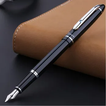 Pimio diamond pen Hot-selling Metal Fountain Pen Smooth Black and Silver Inking Pens with Original Gift Case 0.5mm F Nib
Pimio diamond pen Hot-selling Metal Fountain Pen Smooth Black and Silver Inking Pens with Original Gift Case 0.5mm F Nib