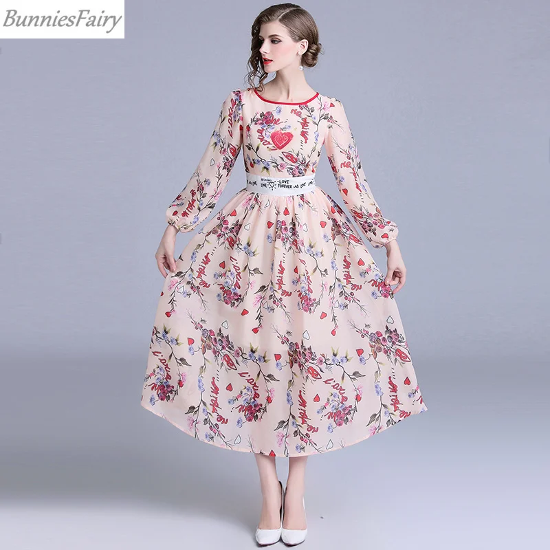 BunniesFairy 2018 Autumn New Women Sweet Style Red Love Heart Letter Flower Floral Print Pleated Chiffon Midi Dress Beach Wear
BunniesFairy 2018 Autumn New Women Sweet Style Red Love Heart Letter Flower Floral Print Pleated Chiffon Midi Dress Beach Wear