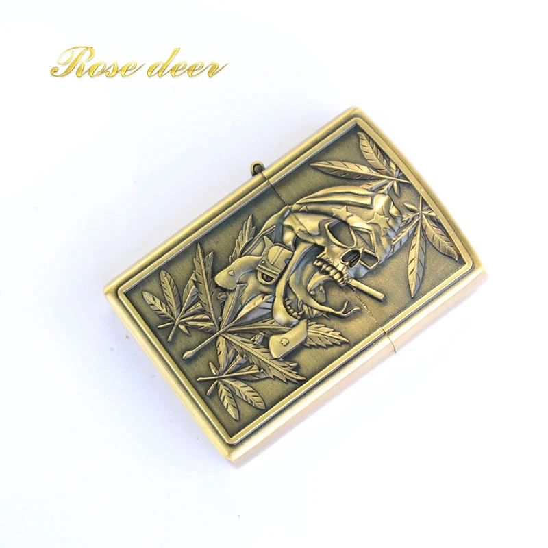Creative retro cigarette lighter super strong wear-resistant non-fading lighter snowflake bronze embossed kerosene lighter
Creative retro cigarette lighter super strong wear-resistant non-fading lighter snowflake bronze embossed kerosene lighter