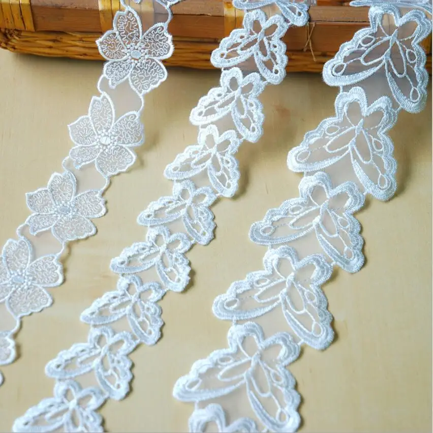 K15336 2yard Flower Soluble Organza Lace Trim Knitting Wedding Embroidered Diy Handmade Patchwork Ribbon Sewing Supplies Crafts
K15336 2yard Flower Soluble Organza Lace Trim Knitting Wedding Embroidered Diy Handmade Patchwork Ribbon Sewing Supplies Crafts